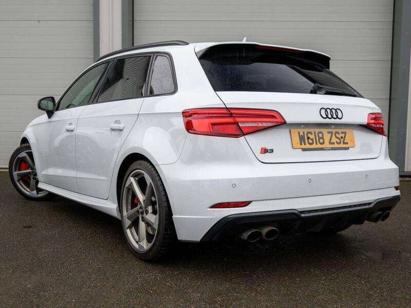 A 2018 AUDI S3 2.0 TFSI Black Edition Sportback 5dr Petrol S Tronic quattro Euro 6 (s/s) (300 ps) A 2018 AUDI S3 2.0 TFSI Black Edition Sportback 5dr Petrol S Tronic quattro Euro 6 (s/s) (300 ps)
