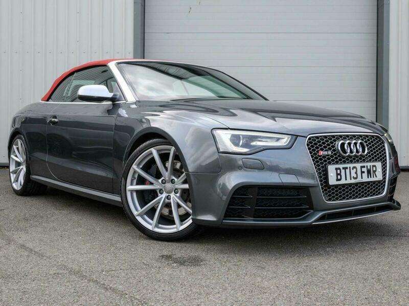 A 2013 AUDI RS5 4.2 FSI V8 Cabriolet 2dr Petrol S Tronic quattro Euro 5 (450 ps) A 2013 AUDI RS5 4.2 FSI V8 Cabriolet 2dr Petrol S Tronic quattro Euro 5 (450 ps)