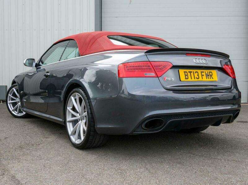 A 2013 AUDI RS5 4.2 FSI V8 Cabriolet 2dr Petrol S Tronic quattro Euro 5 (450 ps) A 2013 AUDI RS5 4.2 FSI V8 Cabriolet 2dr Petrol S Tronic quattro Euro 5 (450 ps)