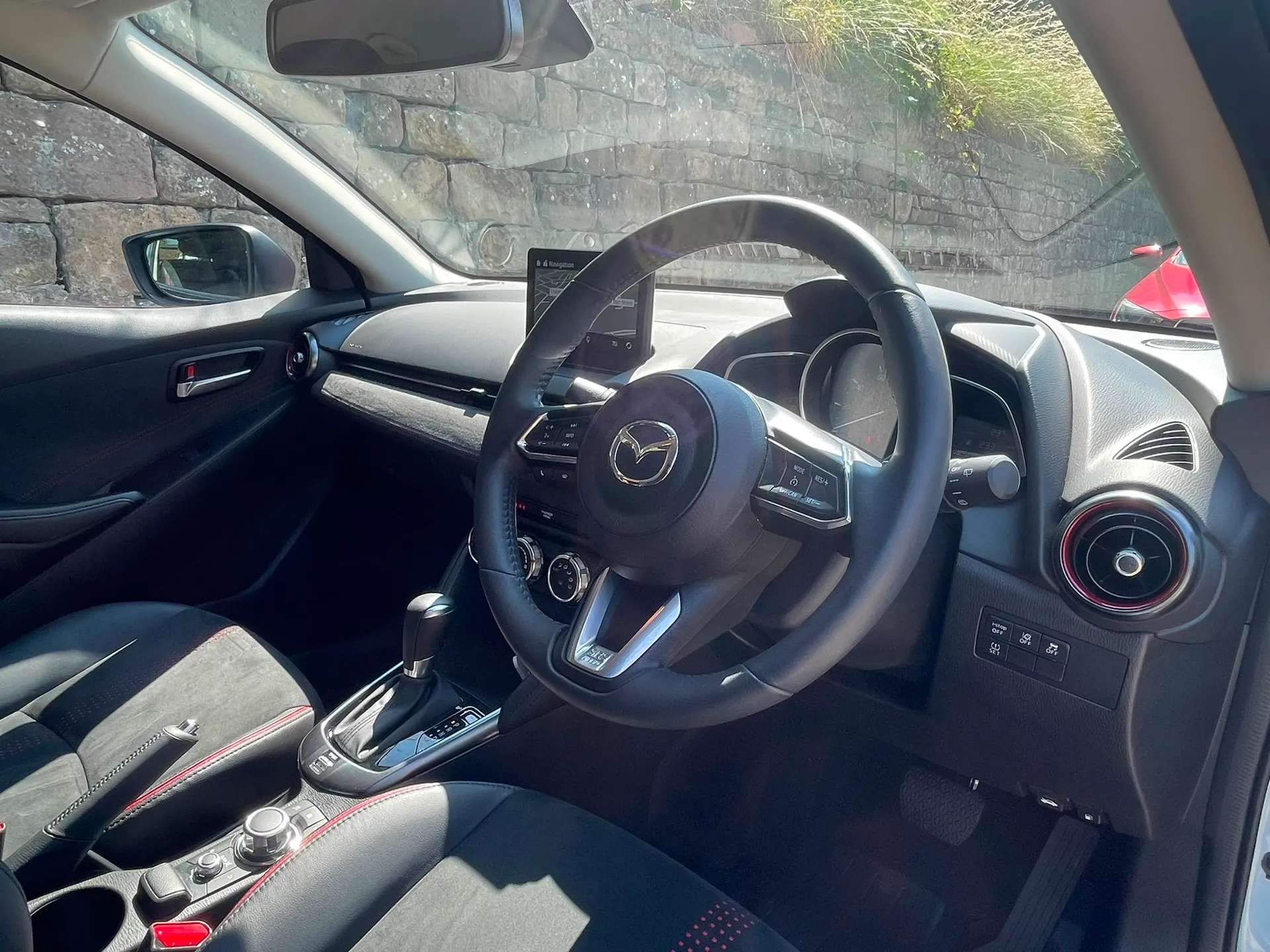 A 2024 MAZDA MAZDA2 1.5 Skyactiv G Homura Aka 5dr Auto âHEATED SEATSâCAMERAâNAVâ A 2024 MAZDA MAZDA2 1.5 Skyactiv G Homura Aka 5dr Auto âHEATED SEATSâCAMERAâNAVâ