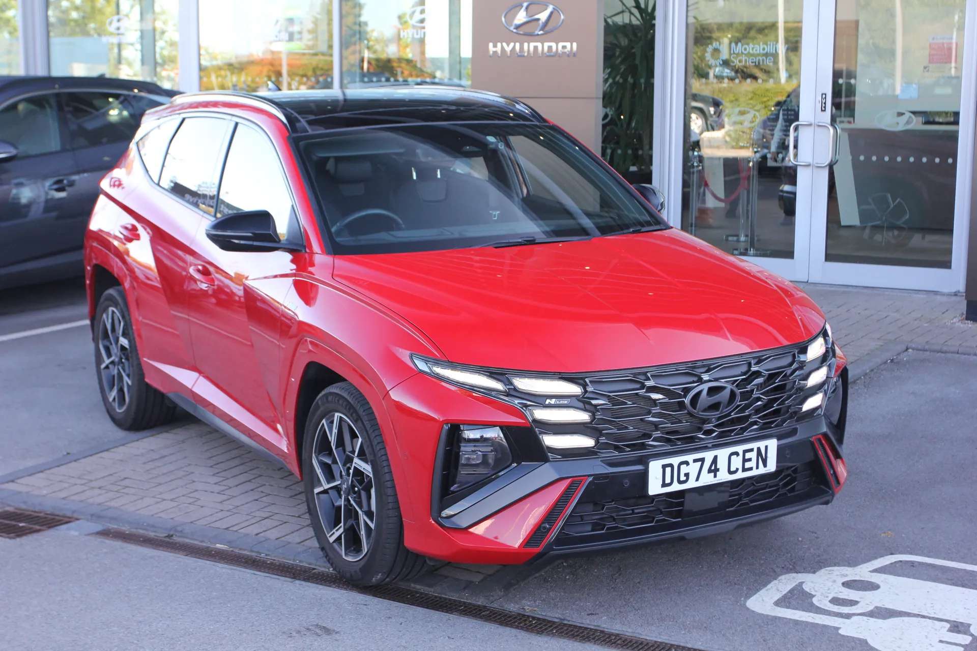 A 2024 HYUNDAI TUCSON 1.6T Hybrid N Line S 5dr Auto A 2024 HYUNDAI TUCSON 1.6T Hybrid N Line S 5dr Auto