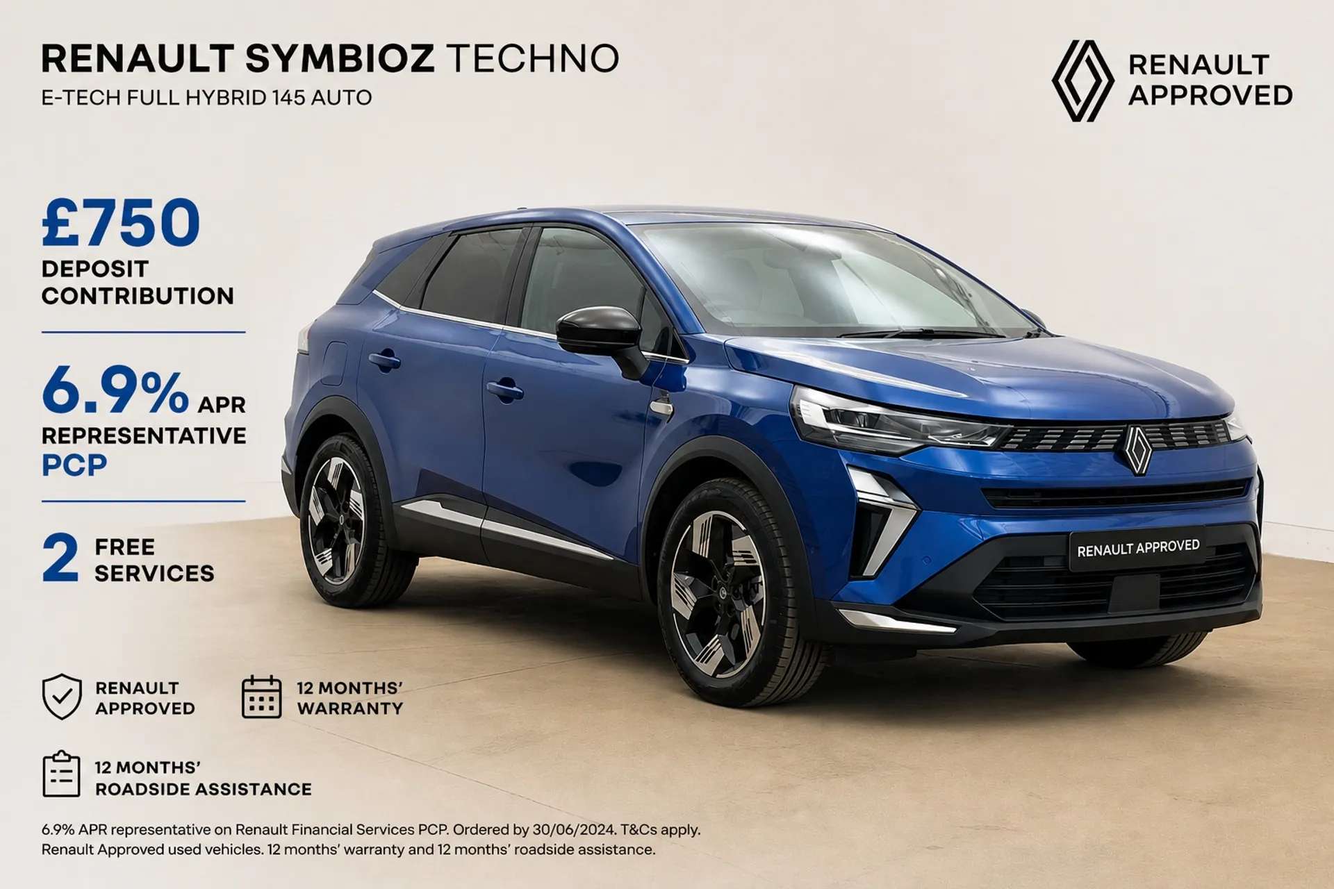 A 2025 RENAULT SYMBIOZ 1.6 E-Tech FHEV 145 Techno 5dr Auto A 2025 RENAULT SYMBIOZ 1.6 E-Tech FHEV 145 Techno 5dr Auto