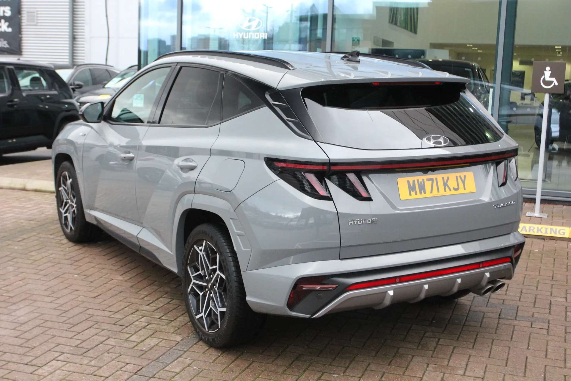 A 2021 HYUNDAI TUCSON 1.6 TGDi 48V MHD N Line 5dr 2WD DCT A 2021 HYUNDAI TUCSON 1.6 TGDi 48V MHD N Line 5dr 2WD DCT