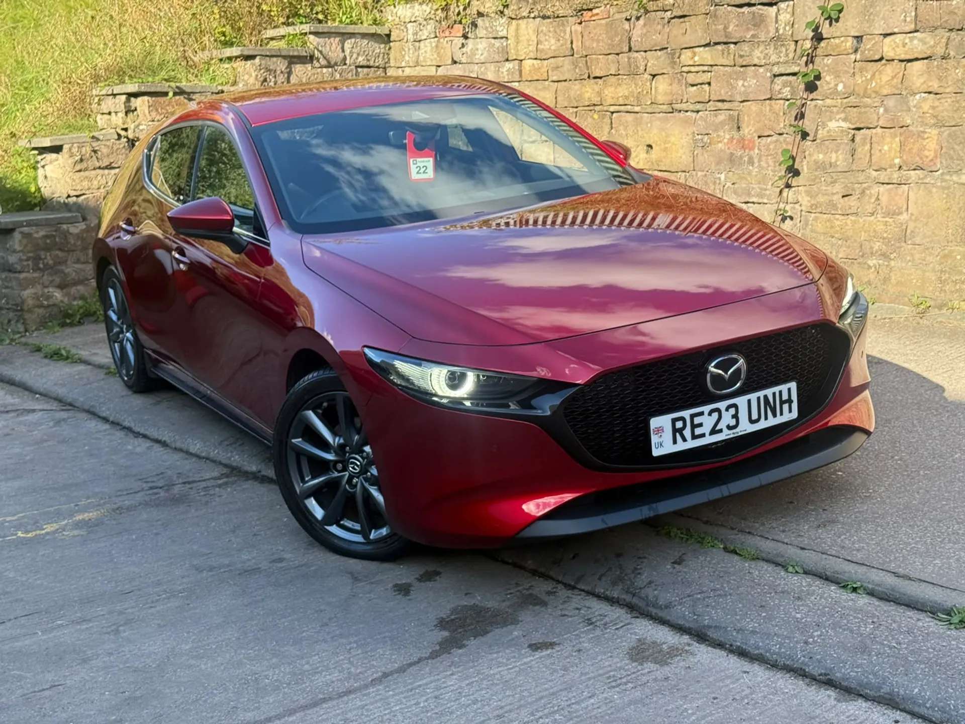 A 2023 MAZDA MAZDA3 2.0 e-Skyactiv G MHEV GT Sport 5dr âCAMERAâLEATHERâHEATED SEATSâ A 2023 MAZDA MAZDA3 2.0 e-Skyactiv G MHEV GT Sport 5dr âCAMERAâLEATHERâHEATED SEATSâ