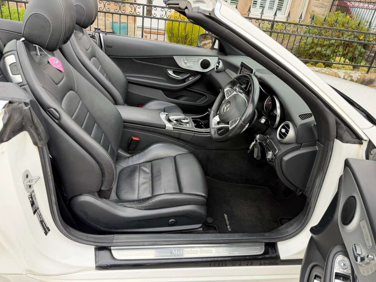 A 2017 MERCEDES-BENZ C CLASS 2.1 C220d AMG Line Cabriolet 2dr Diesel G-Tronic+ Euro 6 (s/s) (170 ps) A 2017 MERCEDES-BENZ C CLASS 2.1 C220d AMG Line Cabriolet 2dr Diesel G-Tronic+ Euro 6 (s/s) (170 ps)