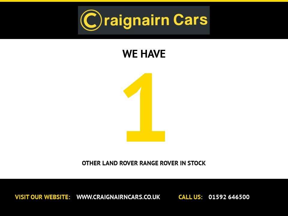 2017 LAND ROVER RANGE ROVER 2017 LAND ROVER RANGE ROVER