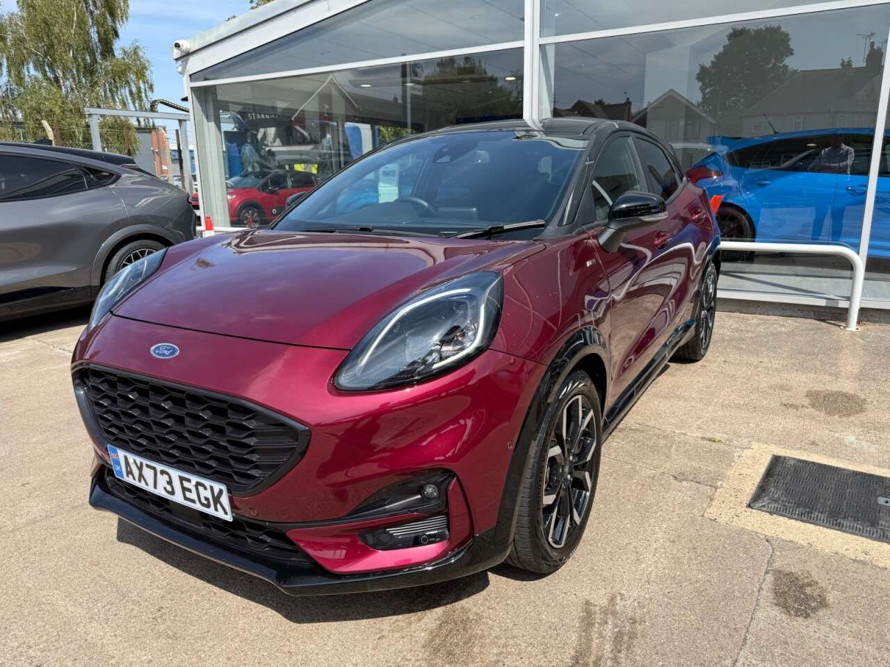 A 2023 FORD PUMA 1.0T EcoBoost MHEV Vivid Ruby Edition SUV 5dr Petrol Hybrid DCT Euro 6 (s/s A 2023 FORD PUMA 1.0T EcoBoost MHEV Vivid Ruby Edition SUV 5dr Petrol Hybrid DCT Euro 6 (s/s