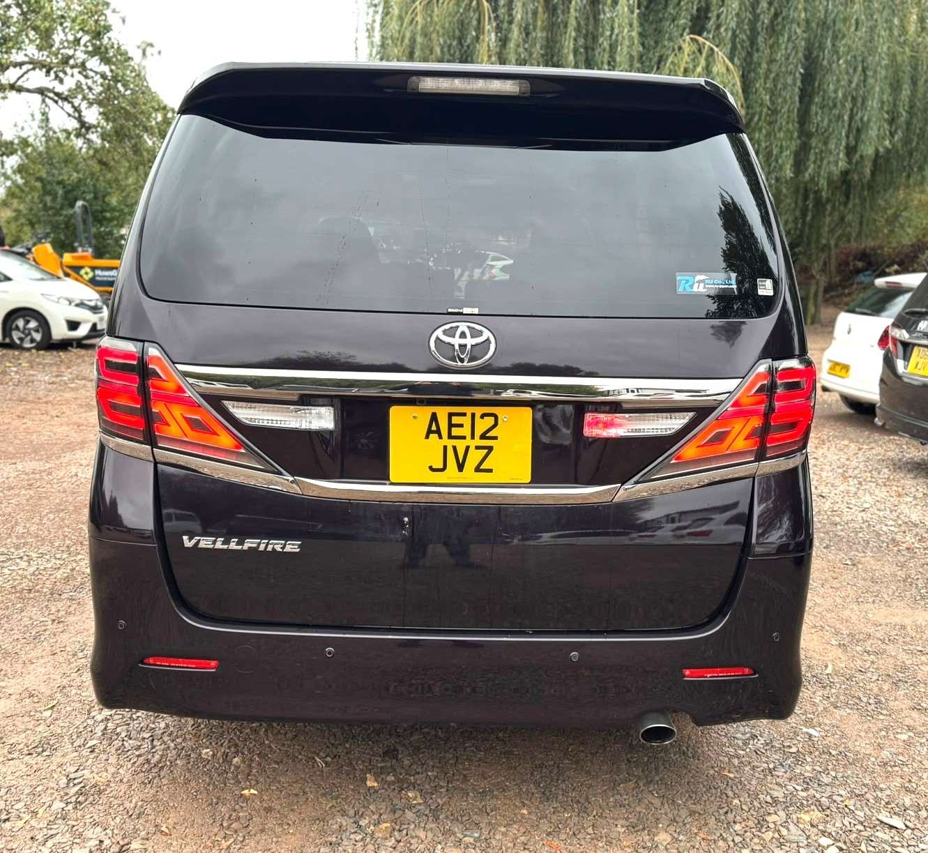 2012 TOYOTA VELLFIRE 2012 TOYOTA VELLFIRE