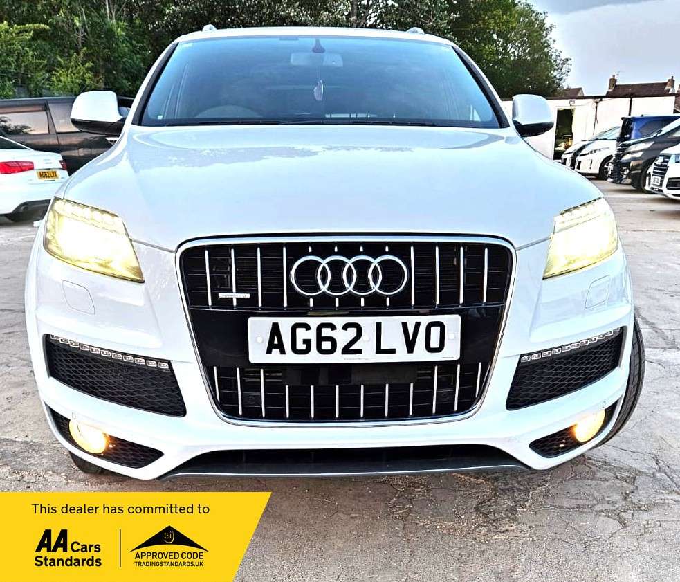 A 2012 AUDI Q7 3.0L TFSI- S LINE - 7 SEATER-ULEZ/CAZ PASS-FREE 18MONTHS GOLD WARRANTY & 12MONTHS AA BREAKDOWN COVER A 2012 AUDI Q7 3.0L TFSI- S LINE - 7 SEATER-ULEZ/CAZ PASS-FREE 18MONTHS GOLD WARRANTY & 12MONTHS AA BREAKDOWN COVER