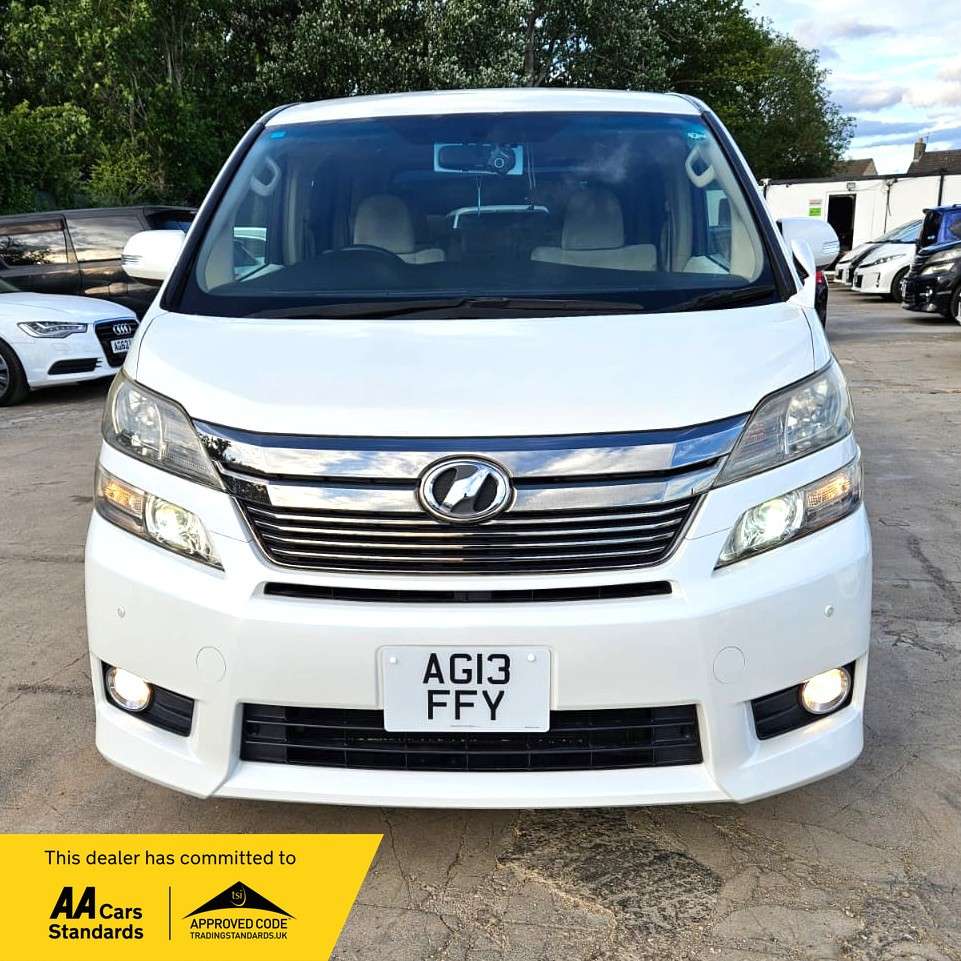 A 2013 TOYOTA VELLFIRE 8 Seater- 2.4L PETROL-ULEZ/CAZ PASS-FREE 42MONTHS GOLD WARRANTY & 12 MONTHS AA BREAKDOWN COVER A 2013 TOYOTA VELLFIRE 8 Seater- 2.4L PETROL-ULEZ/CAZ PASS-FREE 42MONTHS GOLD WARRANTY & 12 MONTHS AA BREAKDOWN COVER