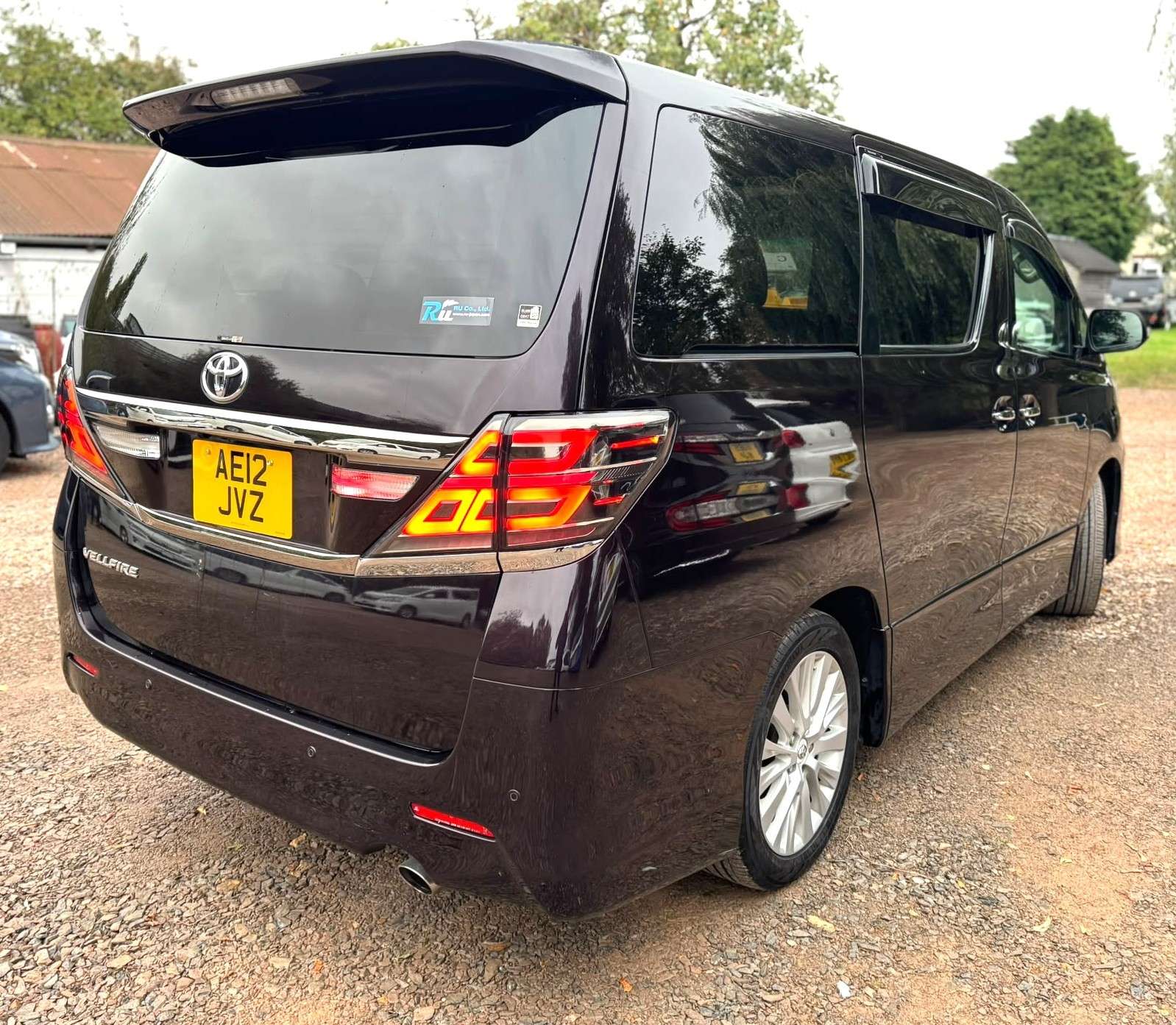 2012 TOYOTA VELLFIRE 2012 TOYOTA VELLFIRE