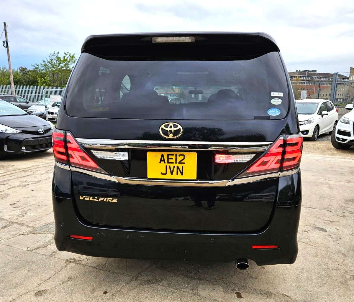 2012 TOYOTA VELLFIRE 2012 TOYOTA VELLFIRE