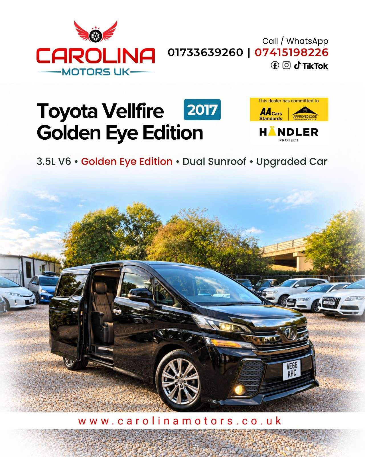 A 2017 TOYOTA VELLFIRE 3.5L PETROL-30 SERIES-GOLDEN EYES EDITION-ULEZ/CAZ PASS-FREE 40MONTHS GOLD WARRANTY & 12MONTHS AA BREAKDOWN COVER. A 2017 TOYOTA VELLFIRE 3.5L PETROL-30 SERIES-GOLDEN EYES EDITION-ULEZ/CAZ PASS-FREE 40MONTHS GOLD WARRANTY & 12MONTHS AA BREAKDOWN COVER.