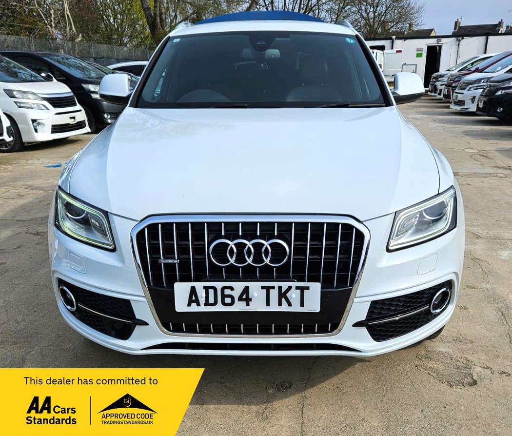 A 2014 AUDI Q5 2.0L TFSI QUATTRO- S LINE - ULEZ/CAZ PASS-FREE 18MONTHS GOLD WARRANTY & 12 MONTHS AA BREAKDOWN COVER. A 2014 AUDI Q5 2.0L TFSI QUATTRO- S LINE - ULEZ/CAZ PASS-FREE 18MONTHS GOLD WARRANTY & 12 MONTHS AA BREAKDOWN COVER.