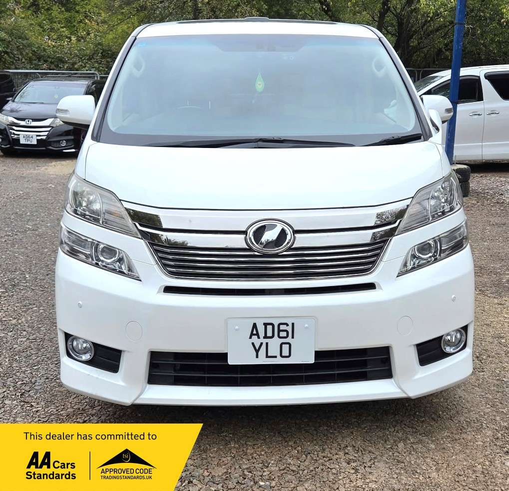 A 2012 TOYOTA VELLFIRE 3.5L-V6-V EDITION- DUAL SUNROOF-UPGRADED CAR-ULEZ/CAZ PASS-FREE 48MONTHS GOLD WARRANTY & 12MONTHS AA BREAKDOWN COVER A 2012 TOYOTA VELLFIRE 3.5L-V6-V EDITION- DUAL SUNROOF-UPGRADED CAR-ULEZ/CAZ PASS-FREE 48MONTHS GOLD WARRANTY & 12MONTHS AA BREAKDOWN COVER