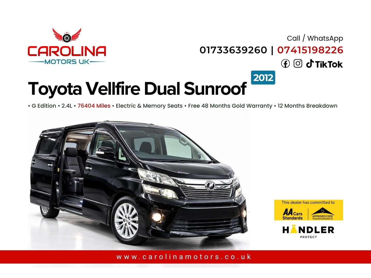 A 2012 TOYOTA VELLFIRE 2.4L - DUAL SUNROOF - G EDITION-CAPTAIN SEATS-UPGRADED CAR-ULEZ/CAZ PASS-FREE 40MONTHS GOLD WARRANTY & 12MONTHS AA BREAKDOWN COVER A 2012 TOYOTA VELLFIRE 2.4L - DUAL SUNROOF - G EDITION-CAPTAIN SEATS-UPGRADED CAR-ULEZ/CAZ PASS-FREE 40MONTHS GOLD WARRANTY & 12MONTHS AA BREAKDOWN COVER