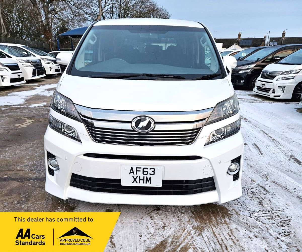 A 2013 TOYOTA VELLFIRE 3.5L-V6-8 SEATER-UPGRADED CAR-ULEZ/CAZ PASS-FREE 36MONTHS GOLD WARRANTY & 12MONTHS AA BREAKDOWN COVER A 2013 TOYOTA VELLFIRE 3.5L-V6-8 SEATER-UPGRADED CAR-ULEZ/CAZ PASS-FREE 36MONTHS GOLD WARRANTY & 12MONTHS AA BREAKDOWN COVER