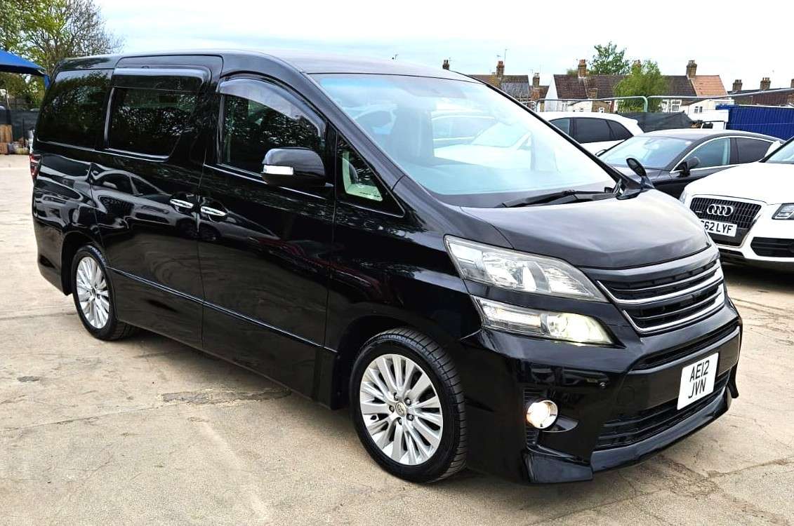 A 2012 TOYOTA VELLFIRE 8 Seater- 2.4L PETROL-ULEZ/CAZ PASS-FREE 42MONTHS GOLD WARRANTY & 12 MONTHS AA BREAKDOWN COVER A 2012 TOYOTA VELLFIRE 8 Seater- 2.4L PETROL-ULEZ/CAZ PASS-FREE 42MONTHS GOLD WARRANTY & 12 MONTHS AA BREAKDOWN COVER