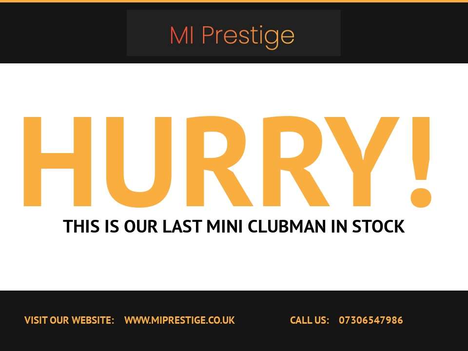 2017 MINI CLUBMAN 2017 MINI CLUBMAN