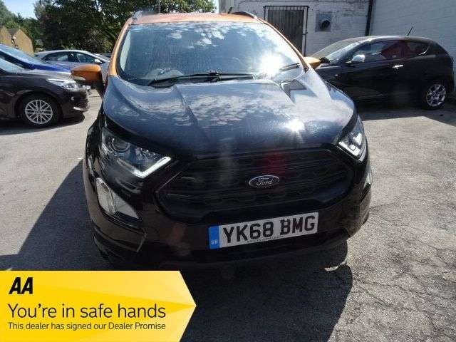 A 2018 FORD ECOSPORT 1.0T EcoBoost GPF ST-Line SUV 5dr Petrol Manual Euro 6 (s/s) (140 ps) WET B A 2018 FORD ECOSPORT 1.0T EcoBoost GPF ST-Line SUV 5dr Petrol Manual Euro 6 (s/s) (140 ps) WET B