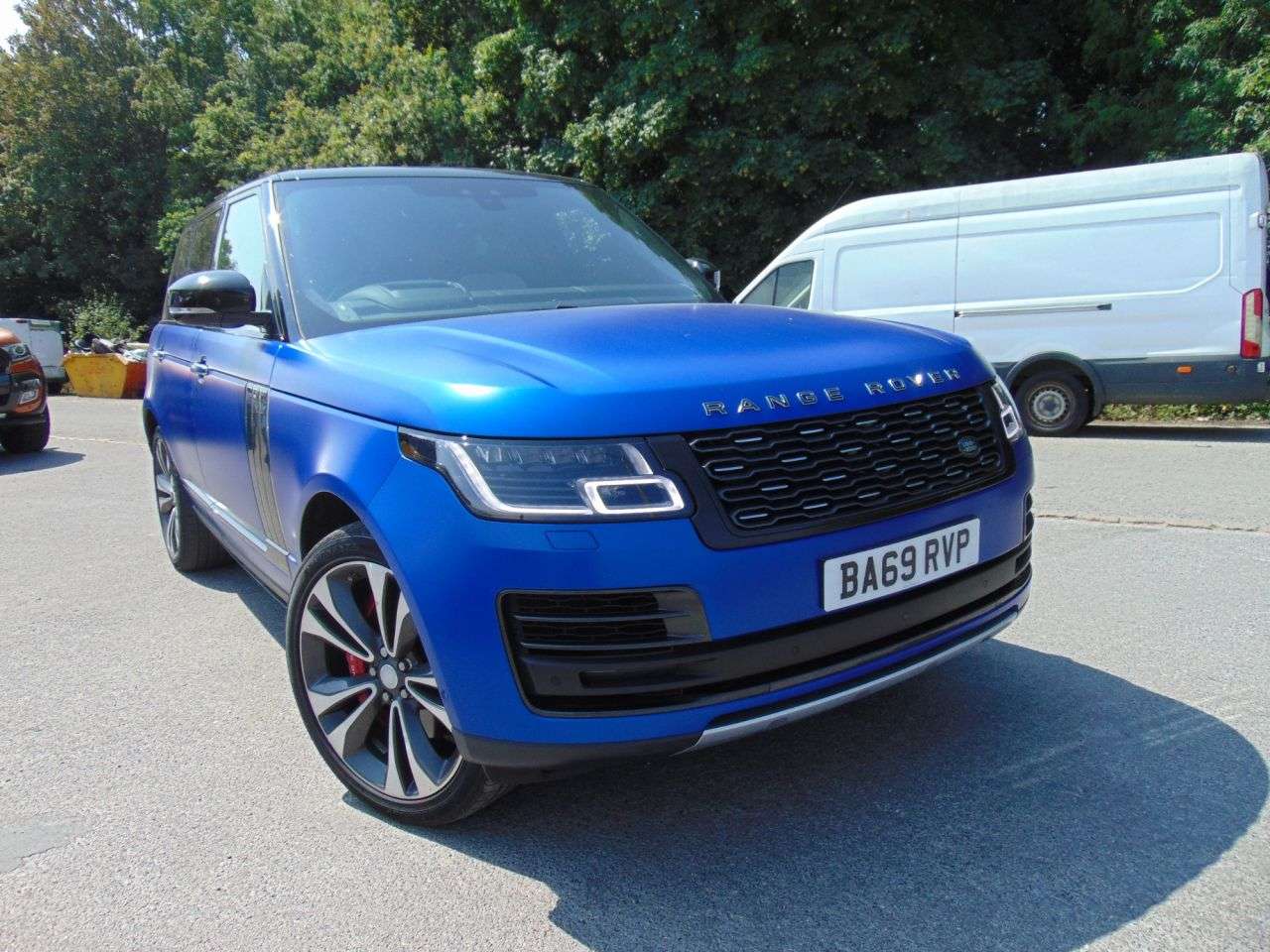 A 2019 LAND ROVER RANGE ROVER 5.0 V8 SVAUTOBIOGRAPHY DYNAMIC 5d 558 BHP FULLY EQUIPPED+MATT BLUE PAINT A 2019 LAND ROVER RANGE ROVER 5.0 V8 SVAUTOBIOGRAPHY DYNAMIC 5d 558 BHP FULLY EQUIPPED+MATT BLUE PAINT