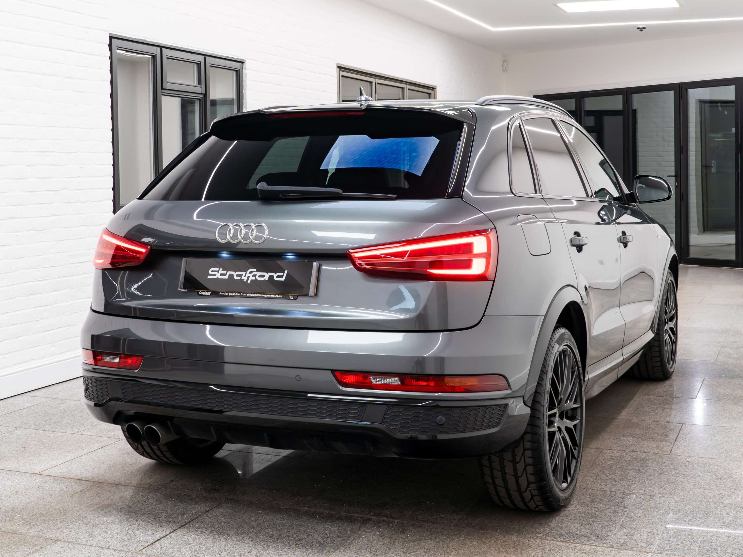 A 2018 AUDI Q3 1.4 TFSI CoD Black Edition SUV 5dr Petrol S Tronic Euro 6 (s/s) (150 ps) A 2018 AUDI Q3 1.4 TFSI CoD Black Edition SUV 5dr Petrol S Tronic Euro 6 (s/s) (150 ps)