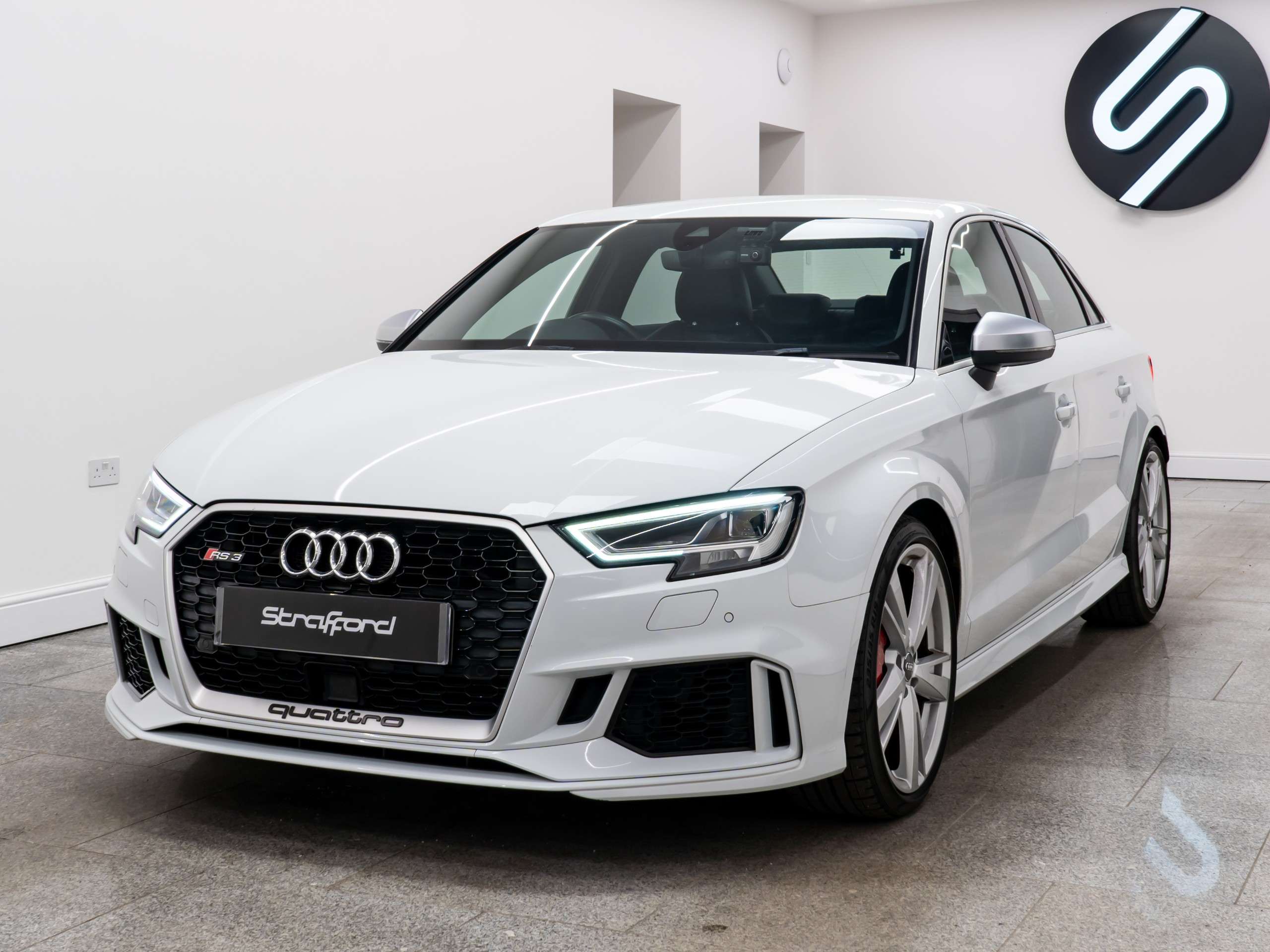 A 2018 AUDI RS3 2.5 TFSI S Tronic Quattro Saloon A 2018 AUDI RS3 2.5 TFSI S Tronic Quattro Saloon