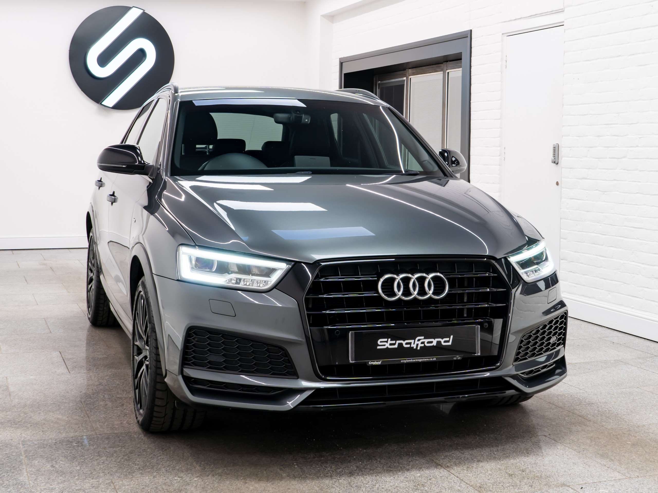A 2018 AUDI Q3 1.4 TFSI CoD Black Edition SUV 5dr Petrol S Tronic Euro 6 (s/s) (150 ps) A 2018 AUDI Q3 1.4 TFSI CoD Black Edition SUV 5dr Petrol S Tronic Euro 6 (s/s) (150 ps)