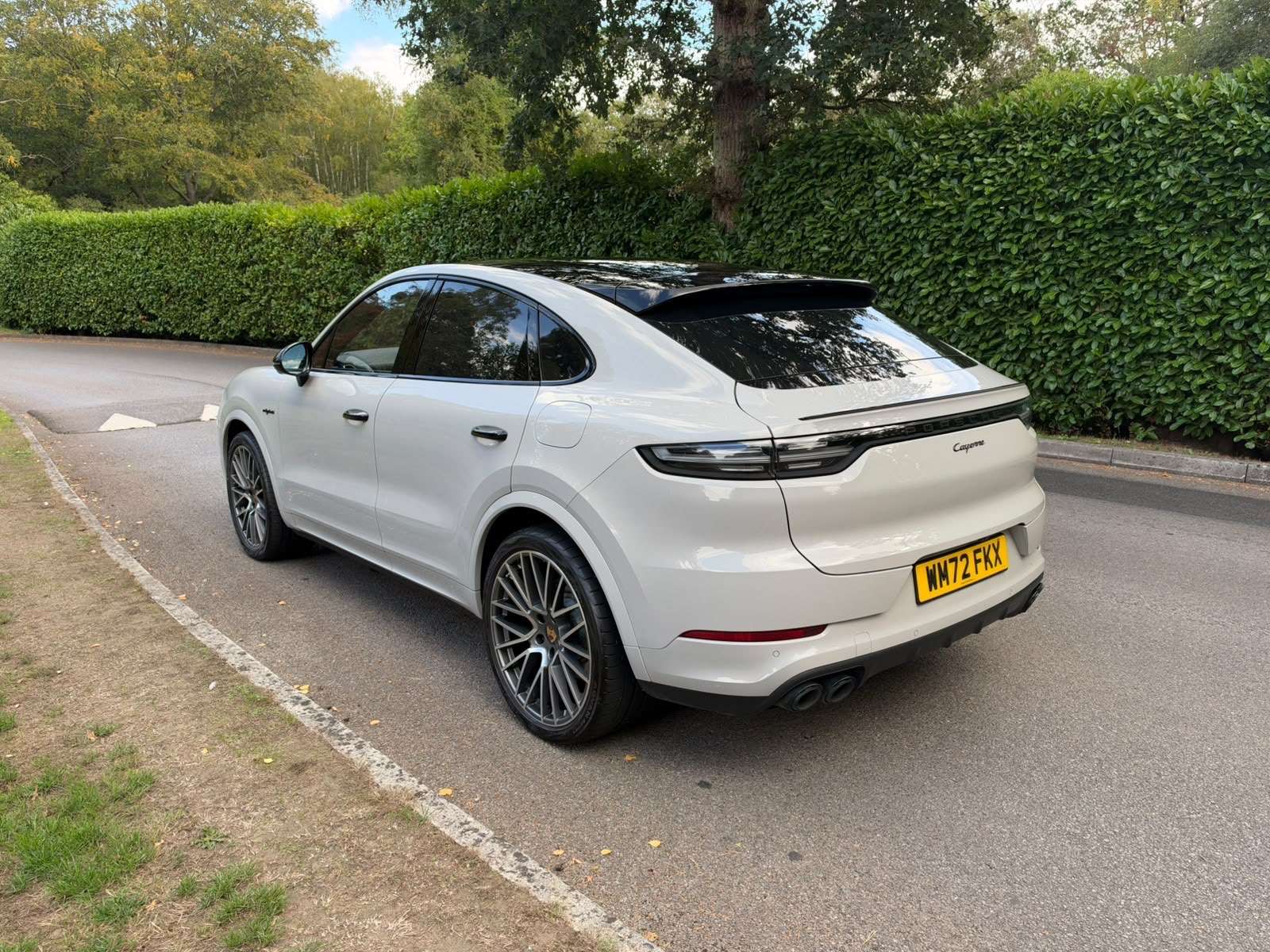A 2023 PORSCHE CAYENNE 3.0 V6 E-Hybrid 17.9kWh Platinum Edition Coupe 5dr Petrol Plug-in Hybrid TiptronicS 4WD Euro 6 (s/s) (3.6kW Charger) (462 ps) A 2023 PORSCHE CAYENNE 3.0 V6 E-Hybrid 17.9kWh Platinum Edition Coupe 5dr Petrol Plug-in Hybrid TiptronicS 4WD Euro 6 (s/s) (3.6kW Charger) (462 ps)