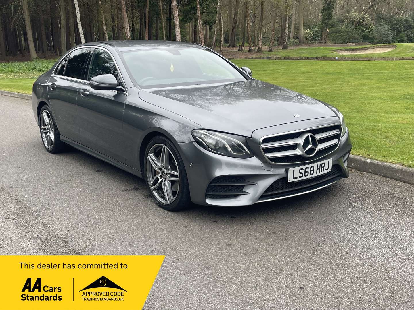 A 2018 MERCEDES-BENZ E CLASS 2.0 E220d AMG Line Saloon 4dr Diesel G-Tronic+ Euro 6 (s/s) (194 ps) A 2018 MERCEDES-BENZ E CLASS 2.0 E220d AMG Line Saloon 4dr Diesel G-Tronic+ Euro 6 (s/s) (194 ps)