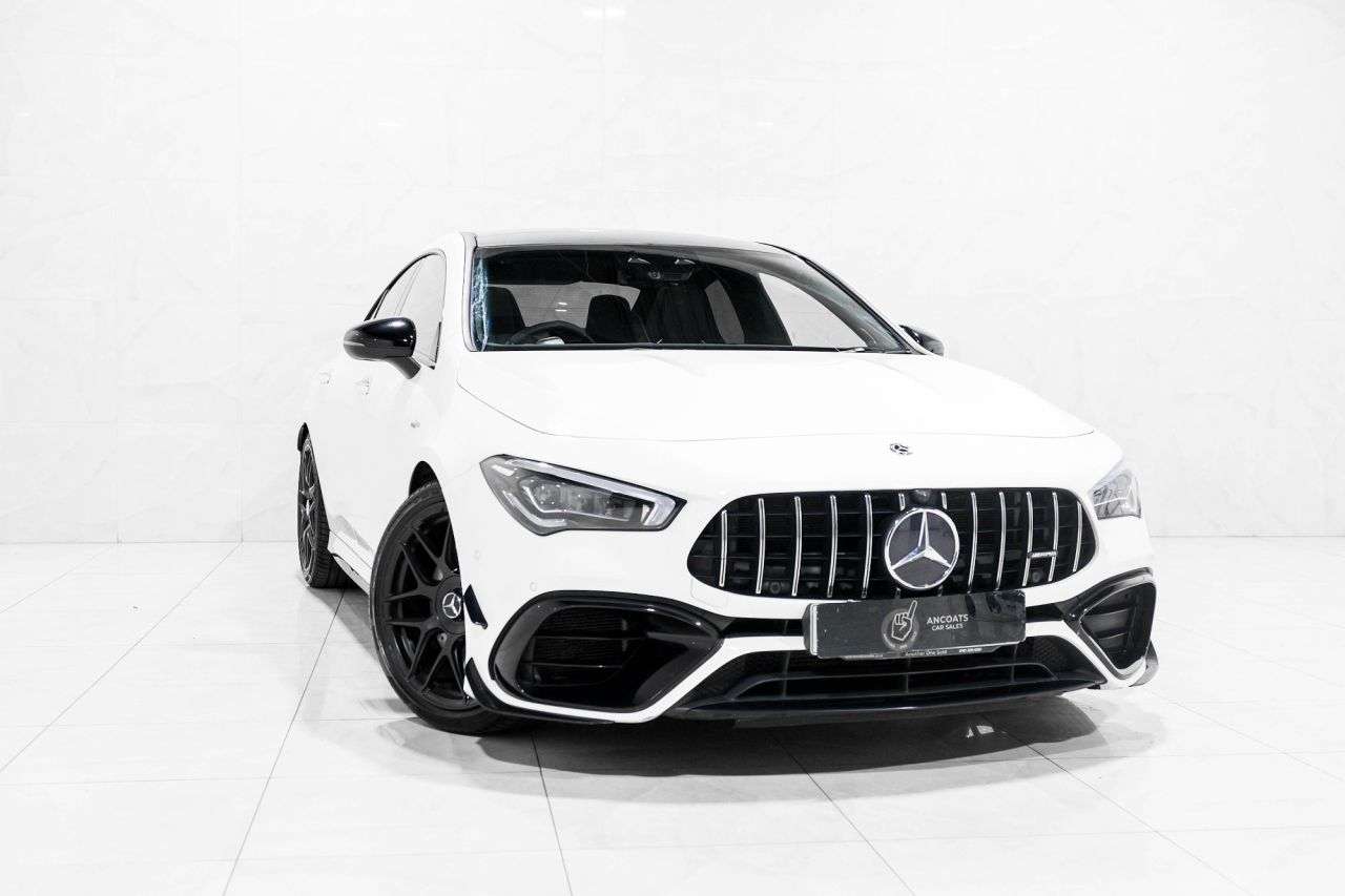 A 2020 MERCEDES-BENZ CLA 2.0 CLA45 AMG S Plus Coupe 4dr Petrol 8G-DCT 4MATIC+ Euro 6 (s/s) (421 ps) A 2020 MERCEDES-BENZ CLA 2.0 CLA45 AMG S Plus Coupe 4dr Petrol 8G-DCT 4MATIC+ Euro 6 (s/s) (421 ps)