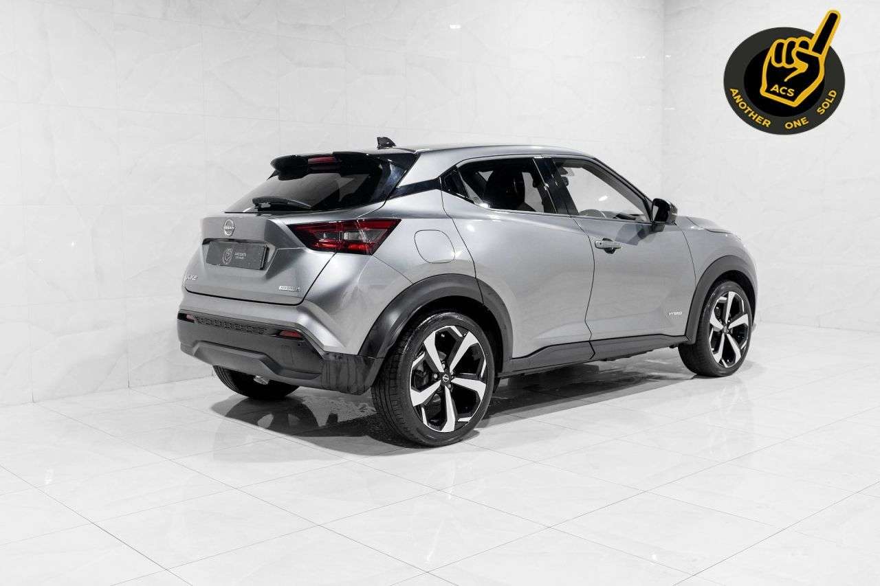 A 2023 NISSAN JUKE 1.6 Tekna SUV 5dr Petrol Hybrid Auto Euro 6 (143 ps) Leather Seat+Pan Roof+ A 2023 NISSAN JUKE 1.6 Tekna SUV 5dr Petrol Hybrid Auto Euro 6 (143 ps) Leather Seat+Pan Roof+