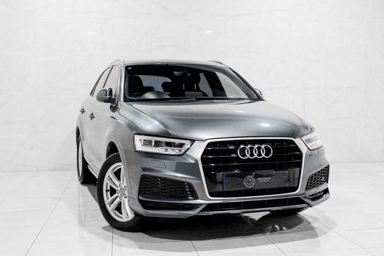 A 2017 AUDI Q3 1.4 TFSI CoD S line Edition SUV 5dr Petrol S Tronic Euro 6 (s/s) (150 ps) A 2017 AUDI Q3 1.4 TFSI CoD S line Edition SUV 5dr Petrol S Tronic Euro 6 (s/s) (150 ps)