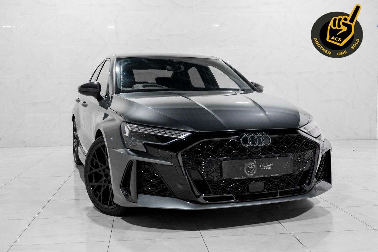 A 2025 AUDI RS3 2.5 TFSI Carbon Vorsprung Saloon 4dr Petrol S Tronic quattro Euro 6 (s/s) ( A 2025 AUDI RS3 2.5 TFSI Carbon Vorsprung Saloon 4dr Petrol S Tronic quattro Euro 6 (s/s) (