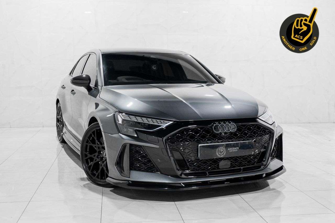 A 2025 AUDI RS3 2.5 TFSI Carbon Vorsprung Saloon 4dr Petrol S Tronic quattro Euro 6 (s/s) ( A 2025 AUDI RS3 2.5 TFSI Carbon Vorsprung Saloon 4dr Petrol S Tronic quattro Euro 6 (s/s) (