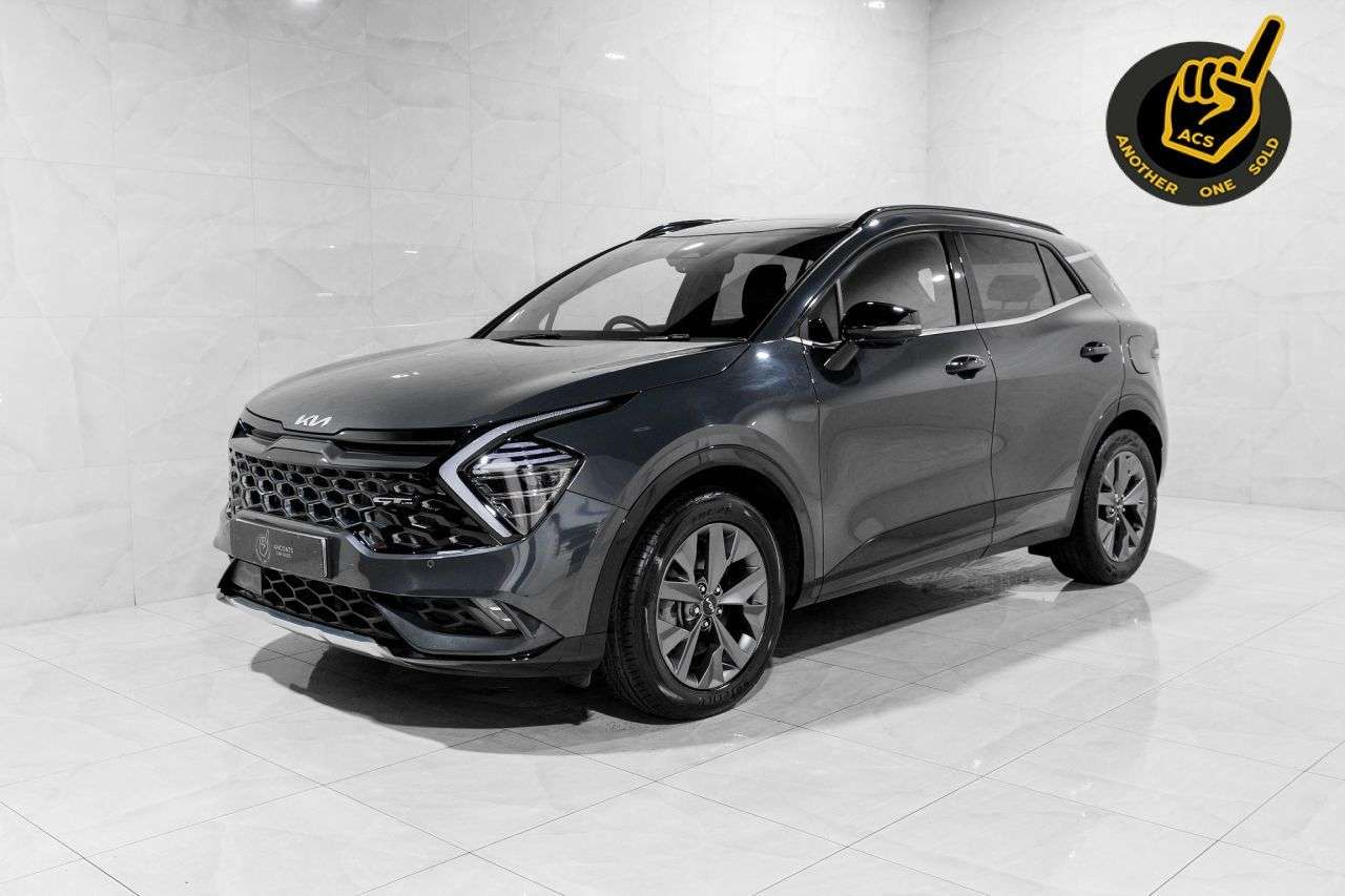 A 2022 KIA SPORTAGE 1.6 h T-GDi GT-Line S SUV 5dr Petrol Hybrid Auto Euro 6 (s/s) (226 bhp) Pan A 2022 KIA SPORTAGE 1.6 h T-GDi GT-Line S SUV 5dr Petrol Hybrid Auto Euro 6 (s/s) (226 bhp) Pan