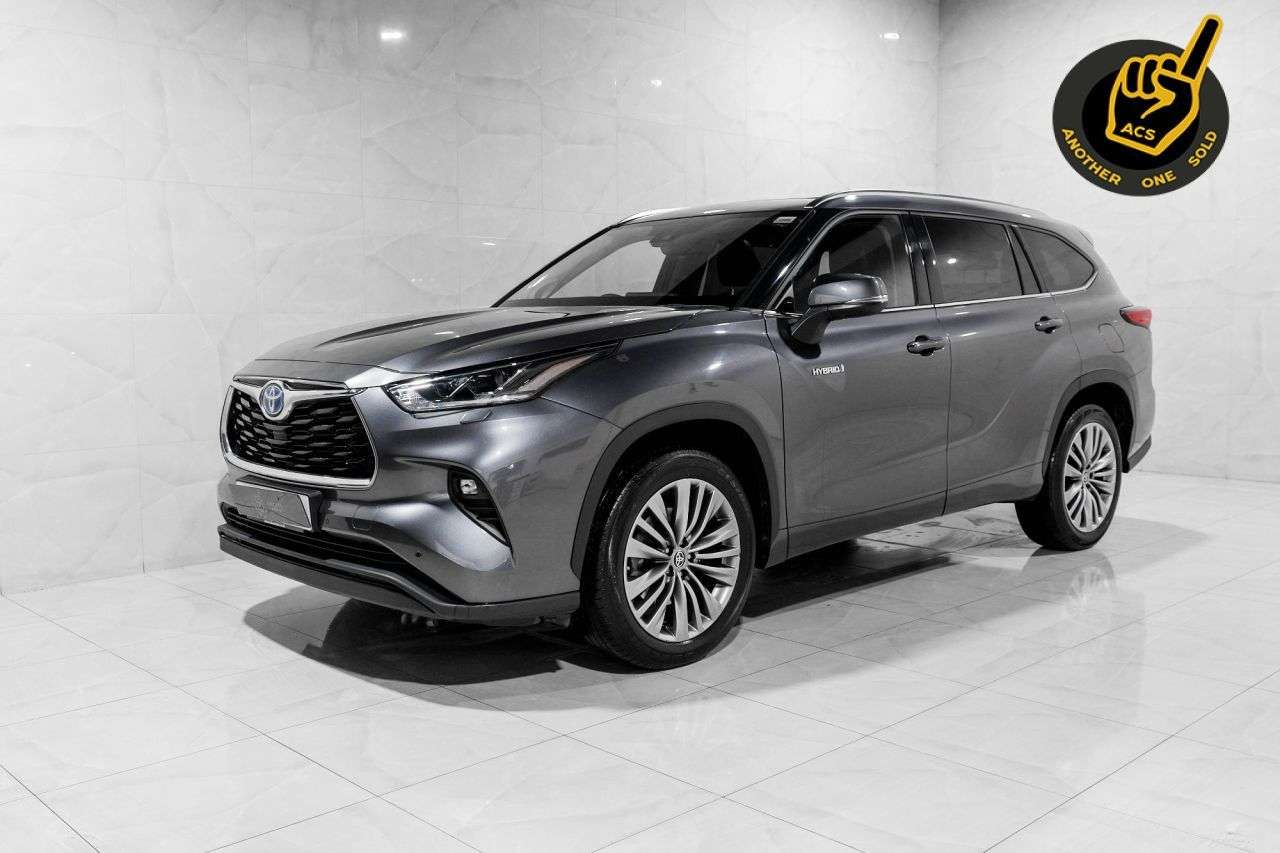 A 2021 TOYOTA HIGHLANDER 2.5 VVT-h Excel SUV 5dr Petrol Hybrid CVT 4WD Euro 6 (s/s) (248 ps) 7 Seat+ A 2021 TOYOTA HIGHLANDER 2.5 VVT-h Excel SUV 5dr Petrol Hybrid CVT 4WD Euro 6 (s/s) (248 ps) 7 Seat+