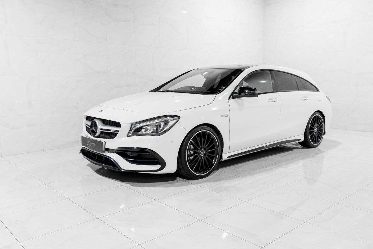 A 2017 MERCEDES-BENZ CLA 2.0 CLA45 AMG Shooting Brake 5dr Petrol SpdS DCT 4MATIC Euro 6 (s/s) (381 p A 2017 MERCEDES-BENZ CLA 2.0 CLA45 AMG Shooting Brake 5dr Petrol SpdS DCT 4MATIC Euro 6 (s/s) (381 p