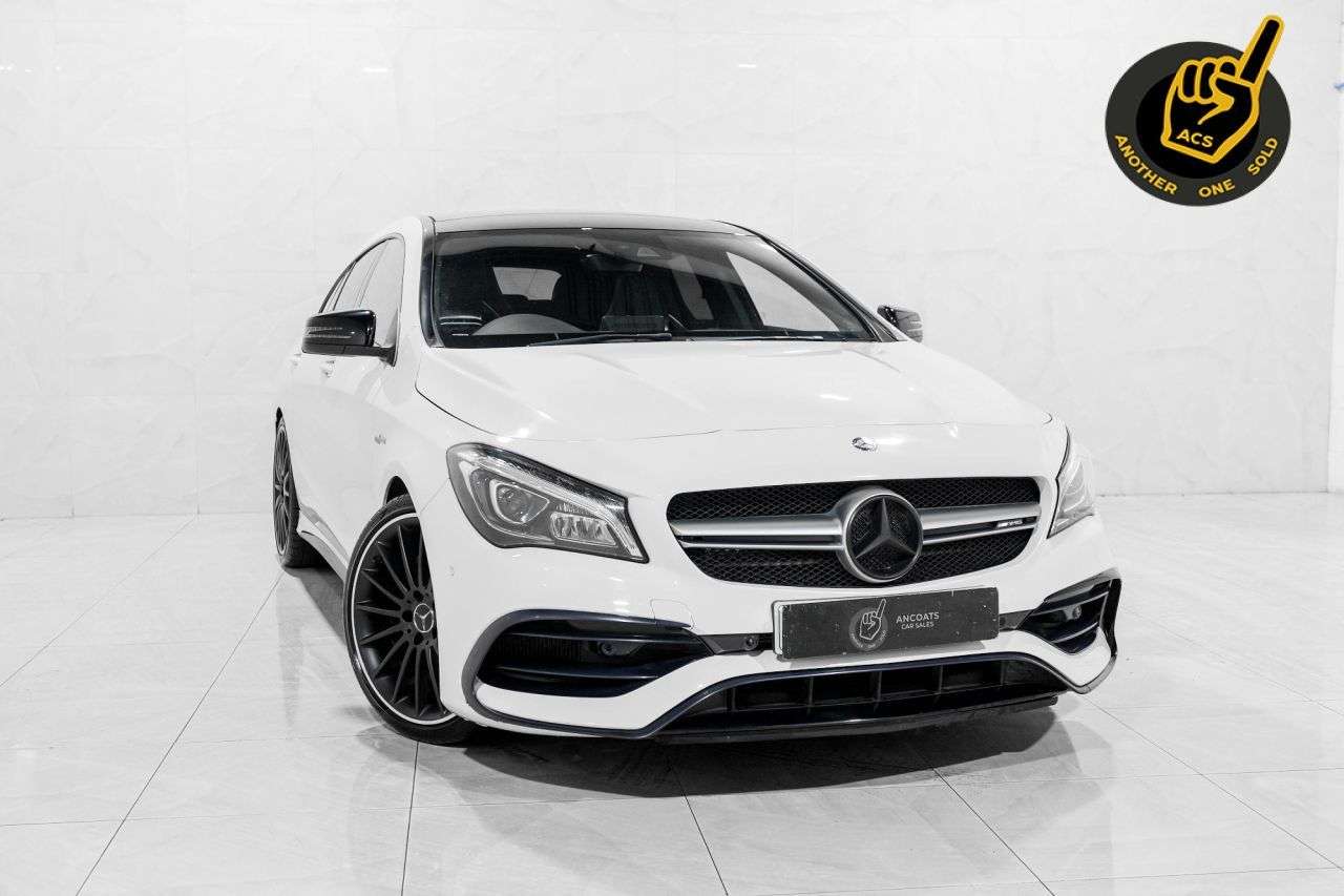 A 2017 MERCEDES-BENZ CLA 2.0 CLA45 AMG Shooting Brake 5dr Petrol SpdS DCT 4MATIC Euro 6 (s/s) (381 p A 2017 MERCEDES-BENZ CLA 2.0 CLA45 AMG Shooting Brake 5dr Petrol SpdS DCT 4MATIC Euro 6 (s/s) (381 p