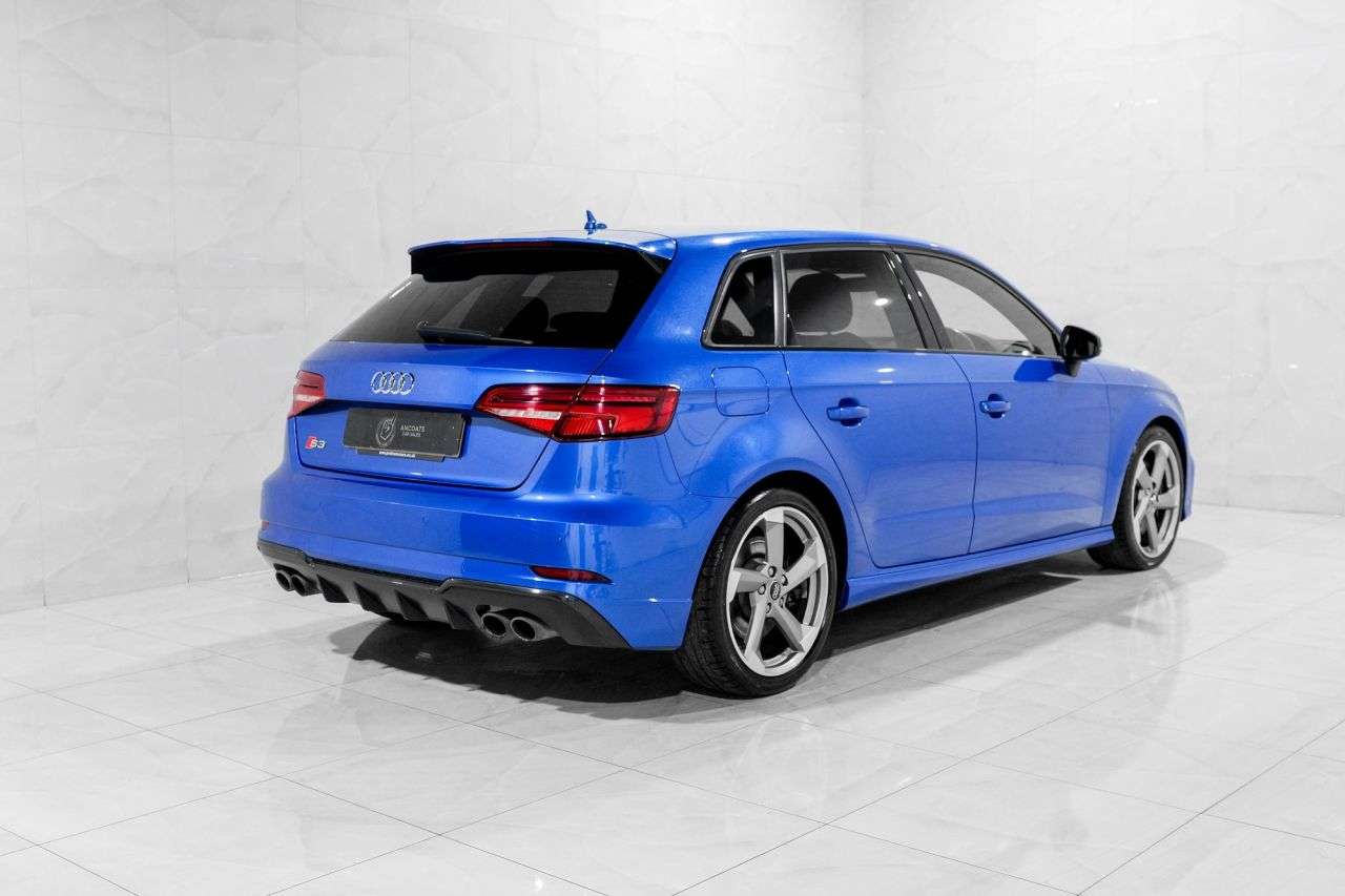 A 2018 AUDI S3 2.0 TFSI Black Edition Sportback 5dr Petrol S Tronic quattro Euro 6 (s/s) ( A 2018 AUDI S3 2.0 TFSI Black Edition Sportback 5dr Petrol S Tronic quattro Euro 6 (s/s) (