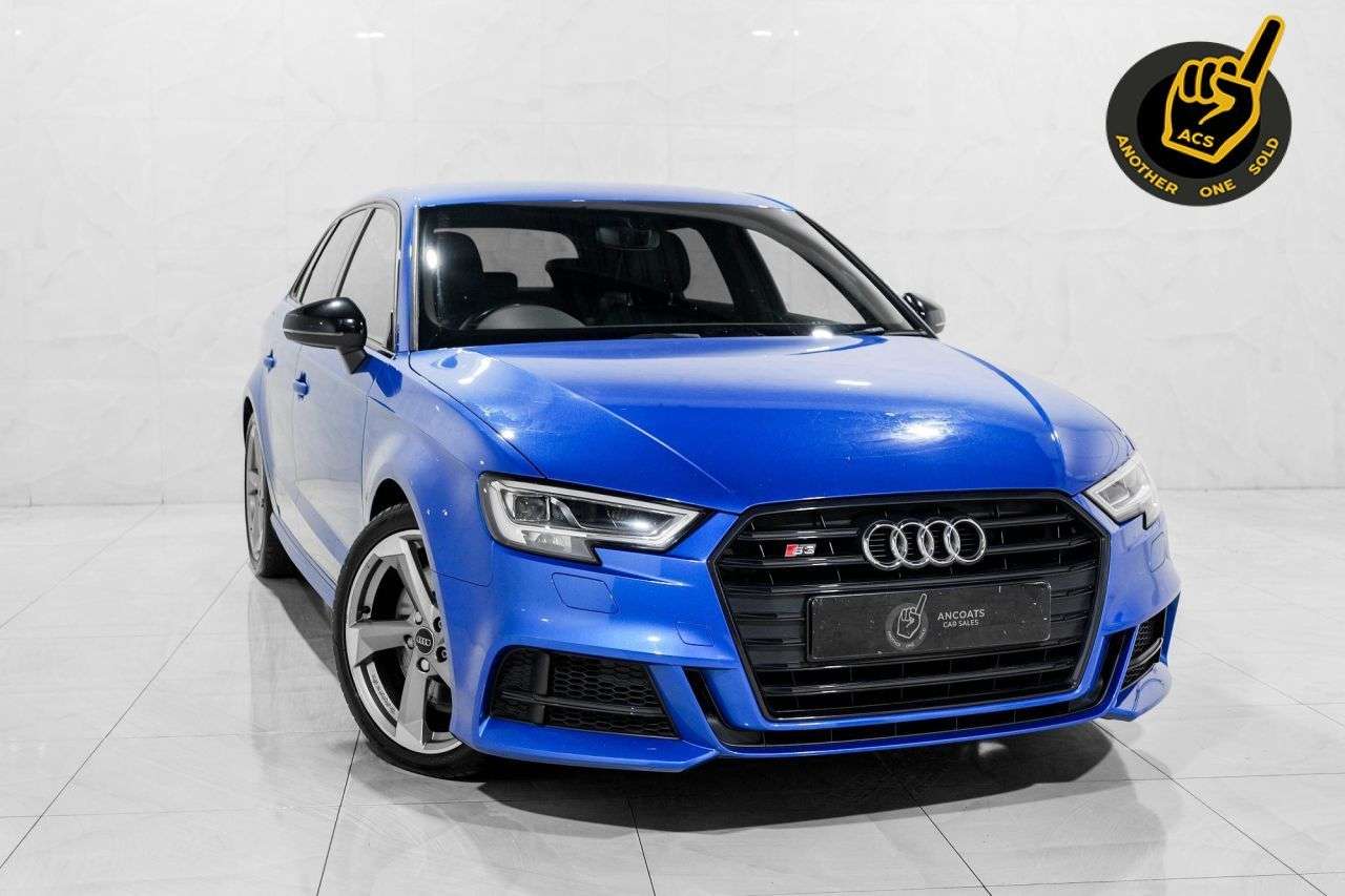 A 2018 AUDI S3 2.0 TFSI Black Edition Sportback 5dr Petrol S Tronic quattro Euro 6 (s/s) ( A 2018 AUDI S3 2.0 TFSI Black Edition Sportback 5dr Petrol S Tronic quattro Euro 6 (s/s) (