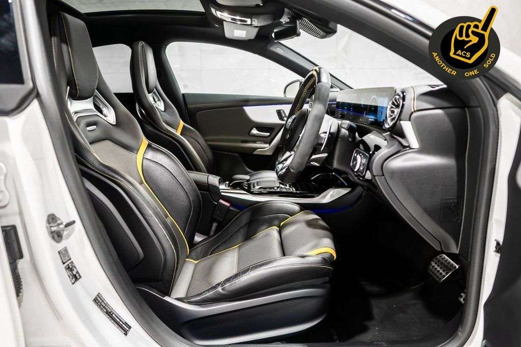 A 2023 MERCEDES-BENZ CLA 2.0 CLA45 AMG S Plus Coupe 4dr Petrol 8G-DCT 4MATIC+ Euro 6 (s/s) (421 ps) A 2023 MERCEDES-BENZ CLA 2.0 CLA45 AMG S Plus Coupe 4dr Petrol 8G-DCT 4MATIC+ Euro 6 (s/s) (421 ps)