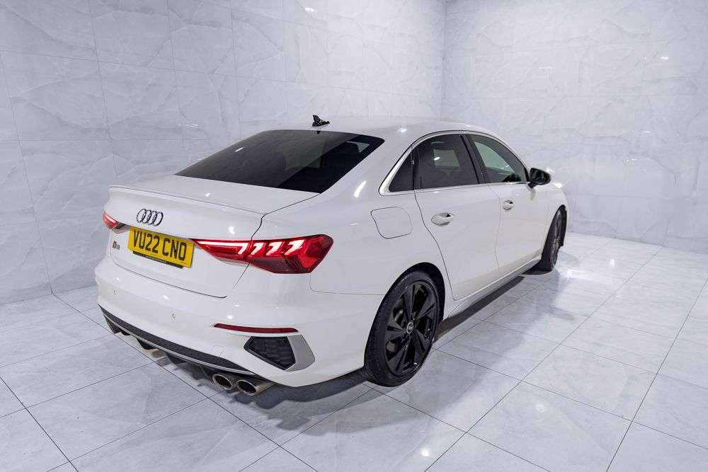 A 2022 AUDI S3 2.0 TFSI Saloon 4dr Petrol S Tronic quattro Euro 6 (s/s) (310 ps) A 2022 AUDI S3 2.0 TFSI Saloon 4dr Petrol S Tronic quattro Euro 6 (s/s) (310 ps)