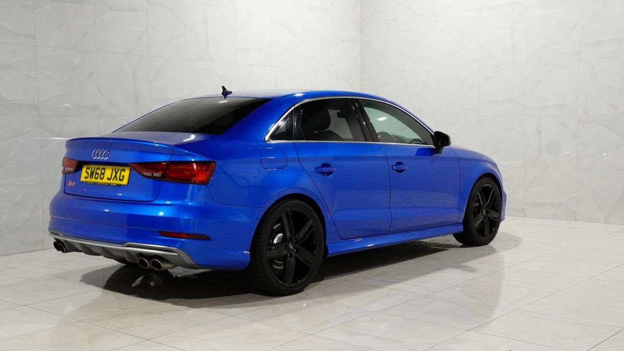 A 2019 AUDI S3 2.0 TFSI Saloon 4dr Petrol S Tronic quattro Euro 6 (s/s) (300 ps) A 2019 AUDI S3 2.0 TFSI Saloon 4dr Petrol S Tronic quattro Euro 6 (s/s) (300 ps)