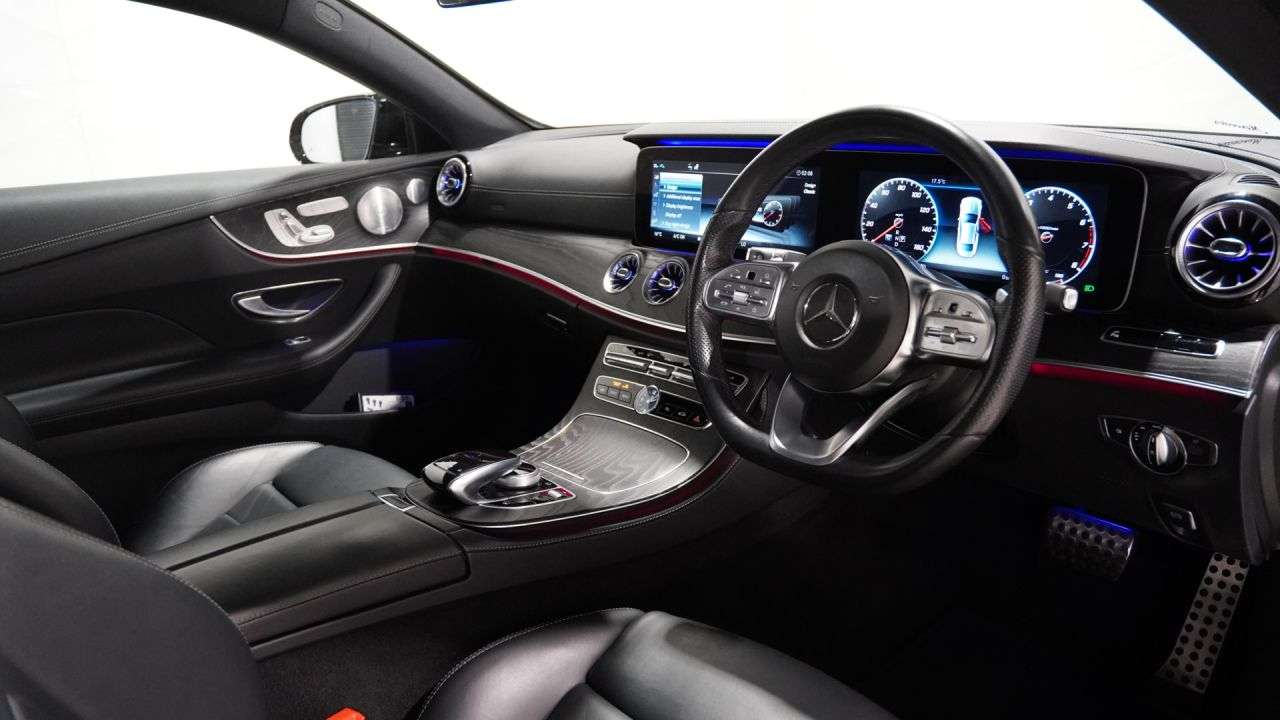 A 2019 MERCEDES-BENZ E-CLASS 3.0 E450 V6 GPF AMG Line (Premium Plus) Coupe 2dr Petrol G-Tronic+ 4MATIC E A 2019 MERCEDES-BENZ E-CLASS 3.0 E450 V6 GPF AMG Line (Premium Plus) Coupe 2dr Petrol G-Tronic+ 4MATIC E