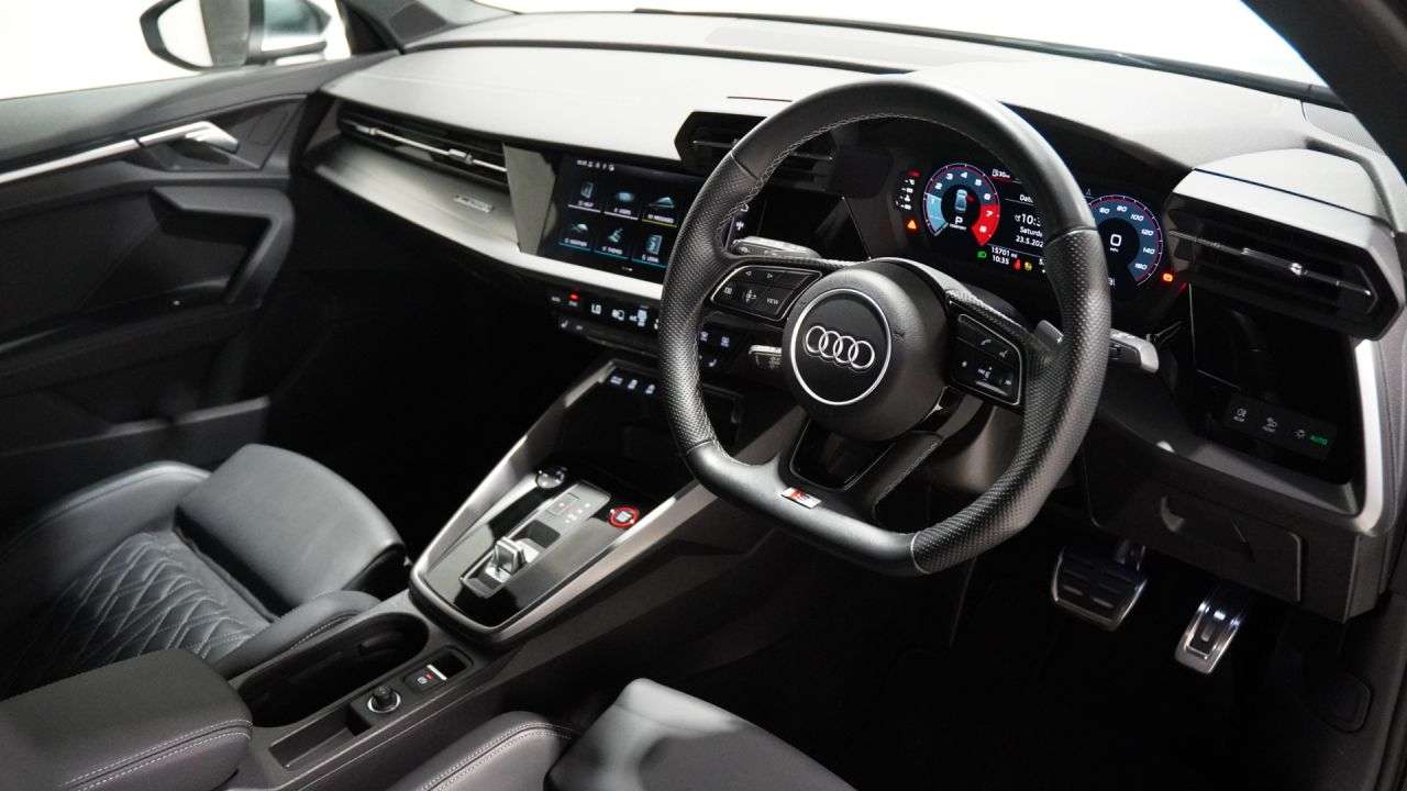 A 2023 AUDI S3 2.0 TFSI Saloon 4dr Petrol S Tronic quattro Euro 6 (s/s) (310 ps) Sat-Nav+S A 2023 AUDI S3 2.0 TFSI Saloon 4dr Petrol S Tronic quattro Euro 6 (s/s) (310 ps) Sat-Nav+S
