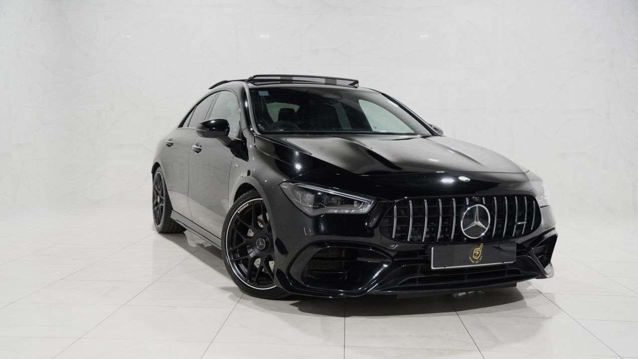 A 2024 MERCEDES-BENZ CLA 2.0 CLA45 AMG S Plus Coupe 4dr Petrol 8G-DCT 4MATIC+ Euro 6 (s/s) (421 ps) A 2024 MERCEDES-BENZ CLA 2.0 CLA45 AMG S Plus Coupe 4dr Petrol 8G-DCT 4MATIC+ Euro 6 (s/s) (421 ps)