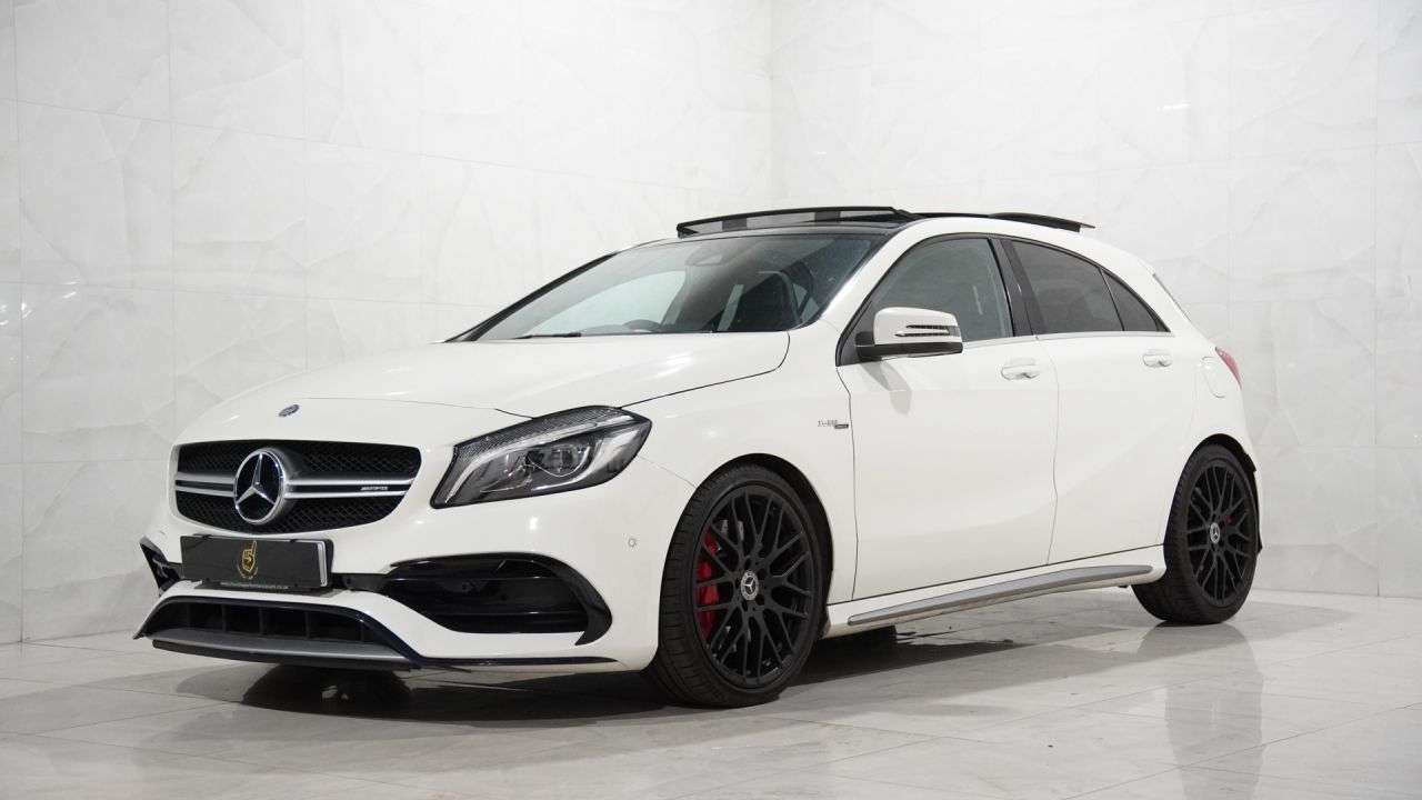 A 2016 MERCEDES-BENZ A-CLASS 2.0 A45 AMG Hatchback 5dr Petrol SpdS DCT 4MATIC Euro 6 (s/s) (360 ps) A 2016 MERCEDES-BENZ A-CLASS 2.0 A45 AMG Hatchback 5dr Petrol SpdS DCT 4MATIC Euro 6 (s/s) (360 ps)