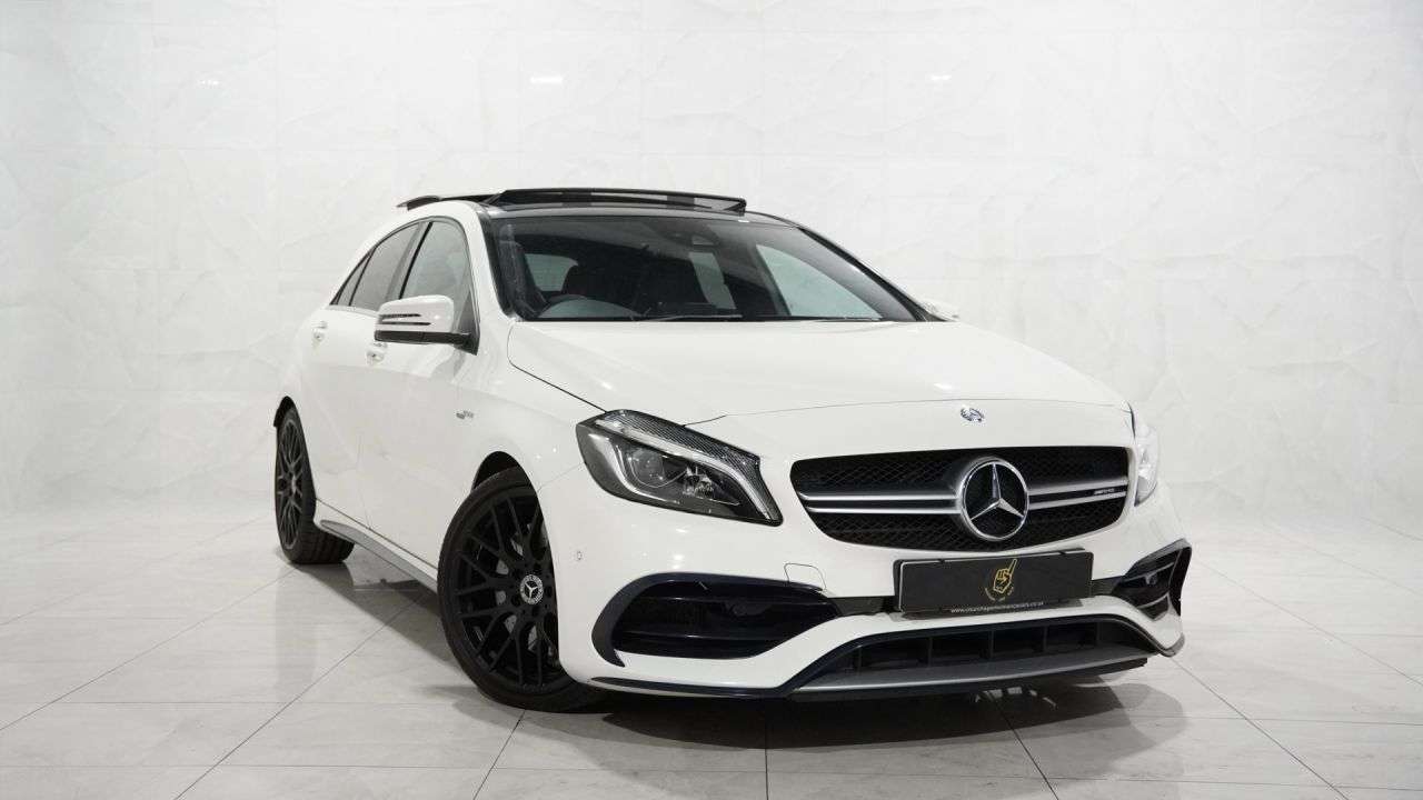 A 2016 MERCEDES-BENZ A-CLASS 2.0 A45 AMG Hatchback 5dr Petrol SpdS DCT 4MATIC Euro 6 (s/s) (360 ps) A 2016 MERCEDES-BENZ A-CLASS 2.0 A45 AMG Hatchback 5dr Petrol SpdS DCT 4MATIC Euro 6 (s/s) (360 ps)