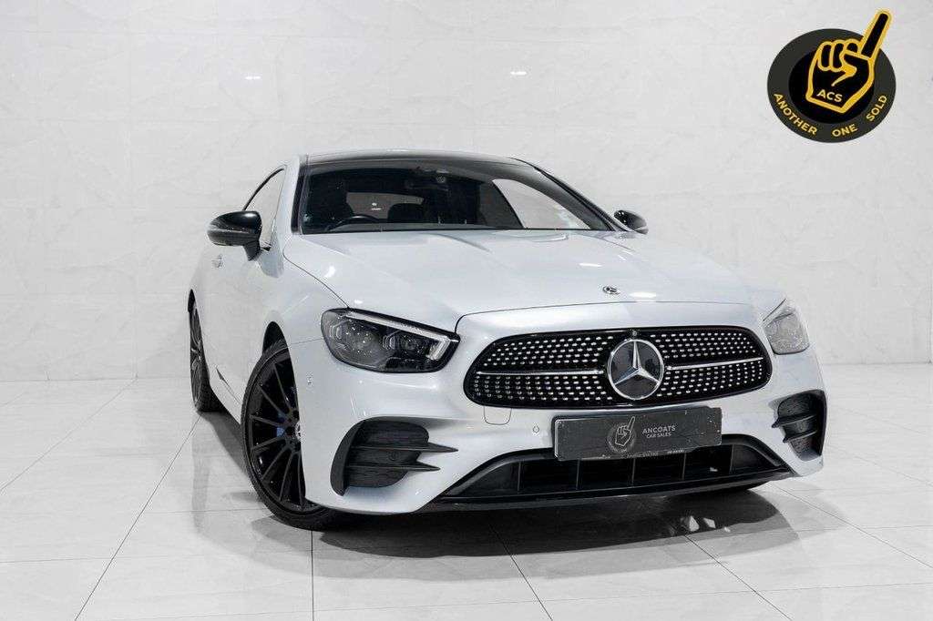 A 2021 MERCEDES-BENZ E-CLASS 2.0 E220d AMG Line Night Edition (Premium Plus) Coupe 2dr Diesel G-Tronic+ A 2021 MERCEDES-BENZ E-CLASS 2.0 E220d AMG Line Night Edition (Premium Plus) Coupe 2dr Diesel G-Tronic+